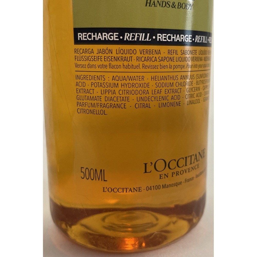 L'Occitane Verbena Shower Gel Hands & Body Wash Refill, 16.9 Fl Oz 2 Pack NEW - Picture 8 of 8